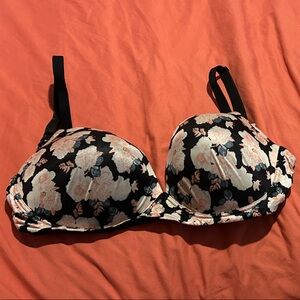 Victoria’s Secret Nursing Floral Black and Cream Women's Bra